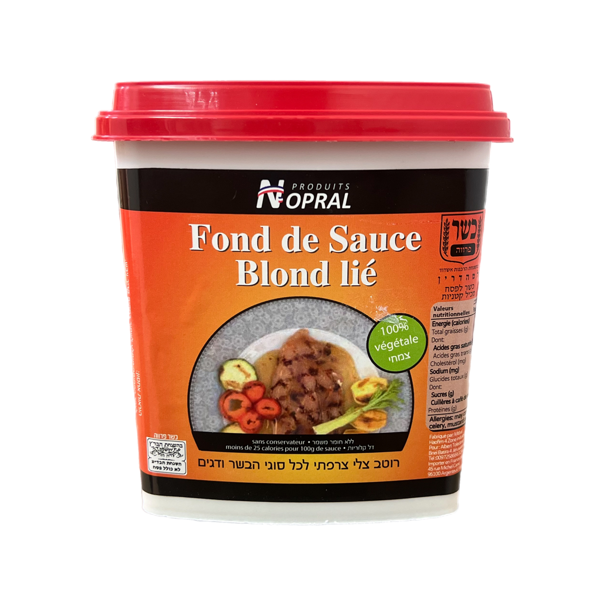Norpal - fond de sauce blond lié 250G