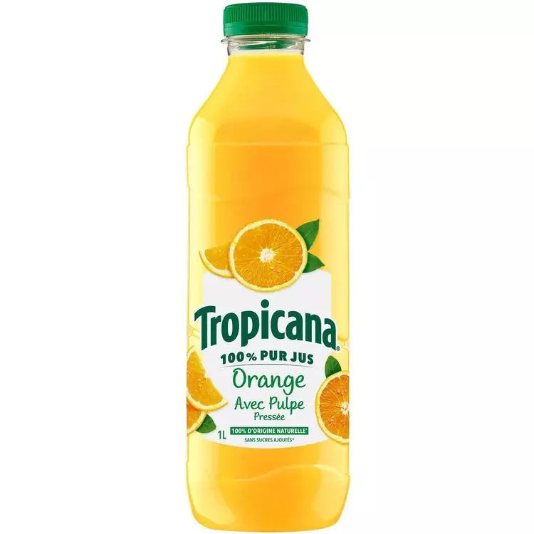 Tropicana - Jus d'orange ( Avec Pulpe) 1L