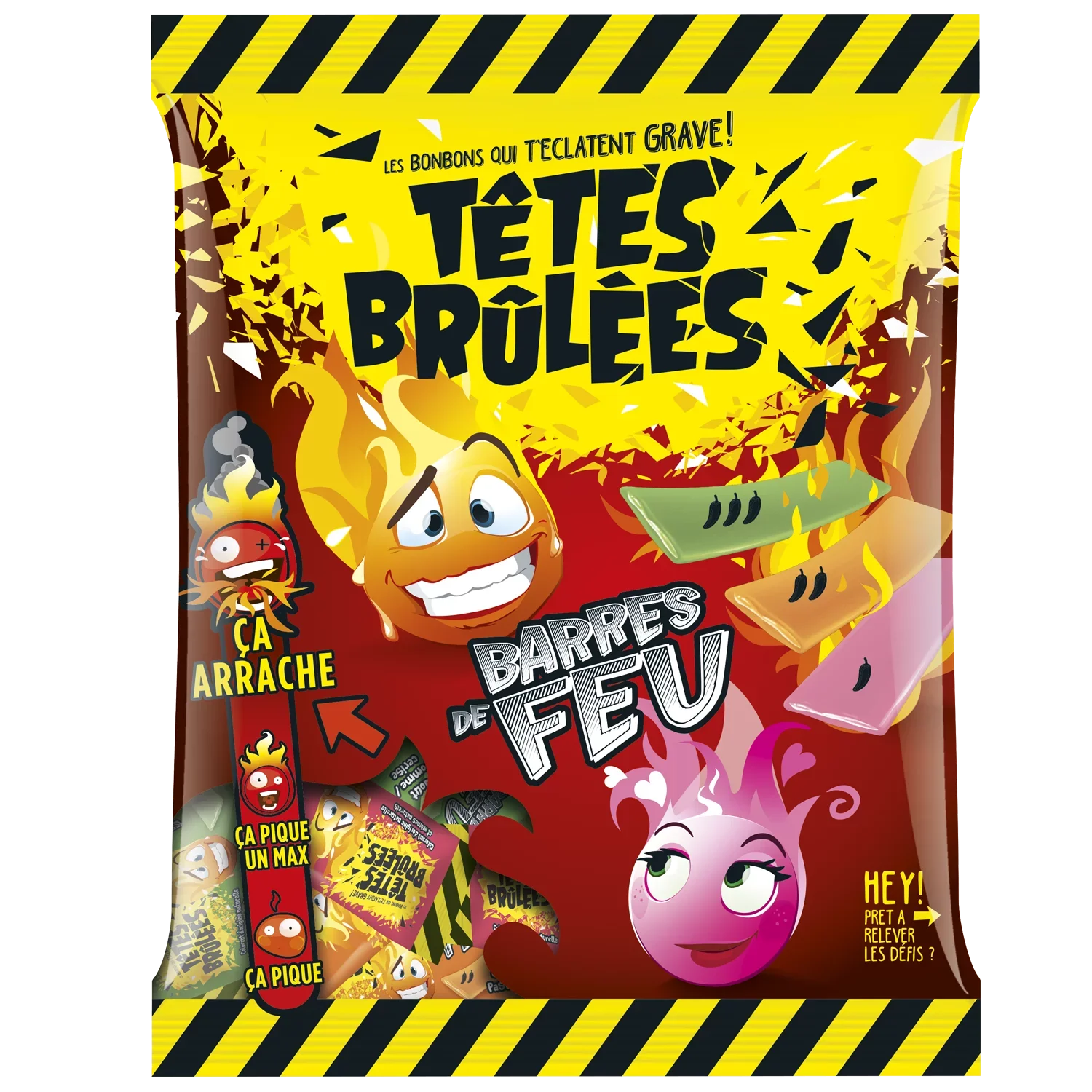 Tete Brulées barres de feu 150g