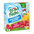 Materne - POM'POTES Gourdes compotes pomme framboise sans sucres ajoutés