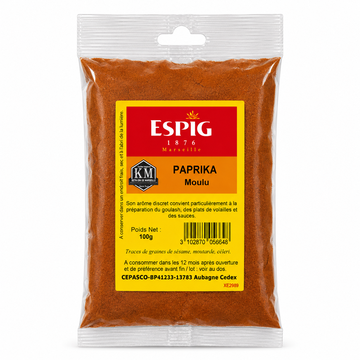 Espig - paprika moulue 100g