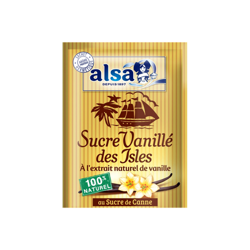 Alsa - sucre vanille des isles 7x7,50g