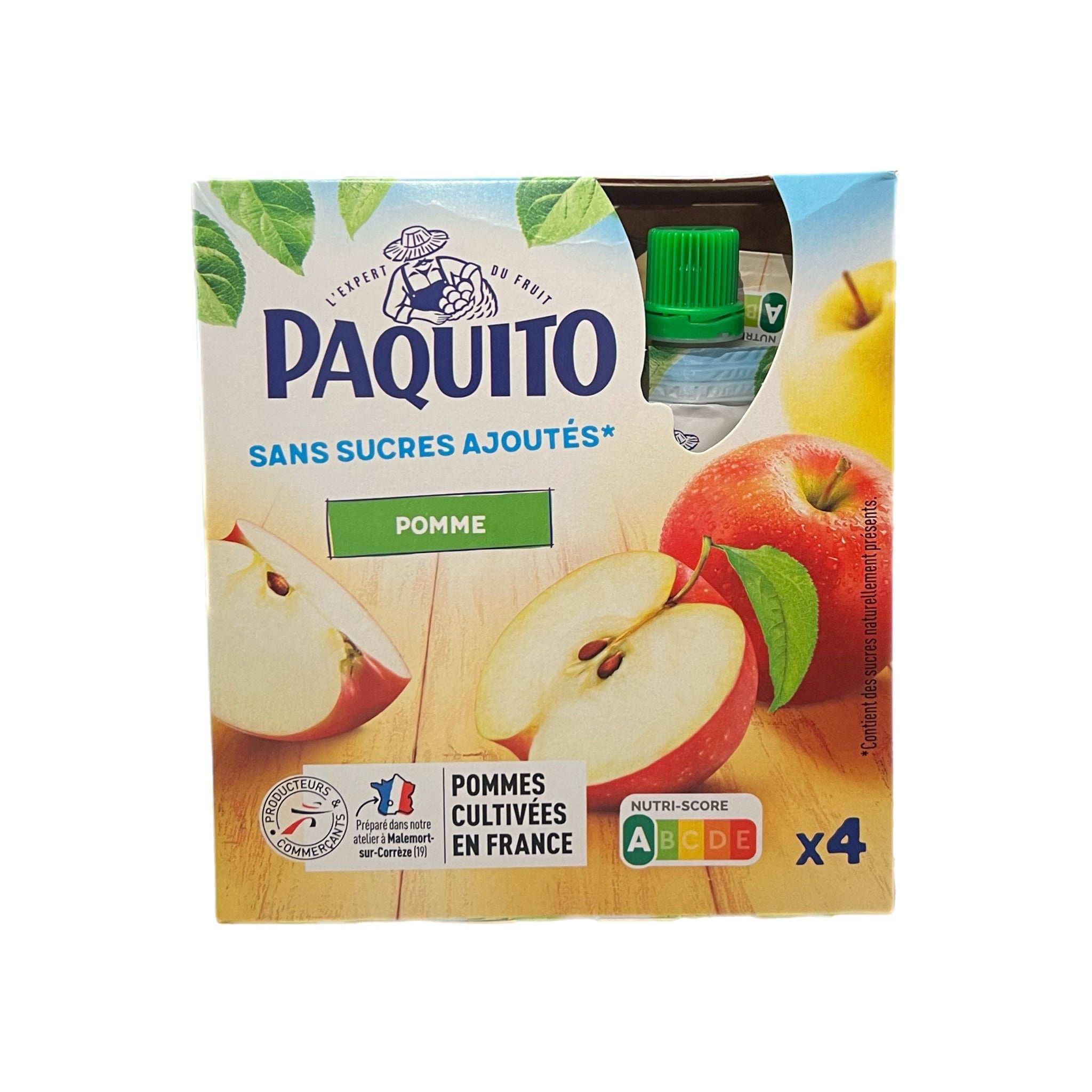 Paquito - compotes pomme 4x90g