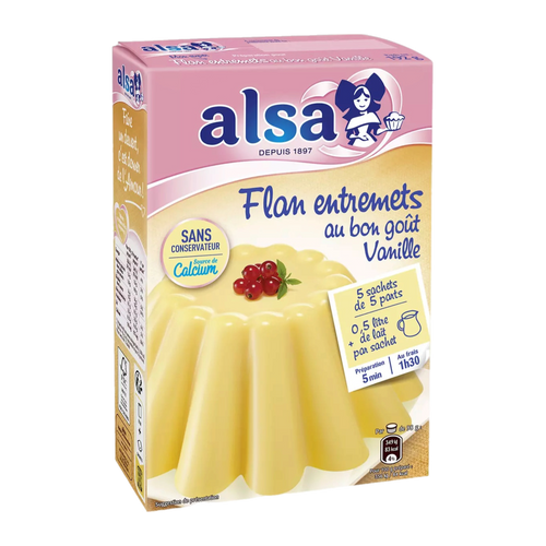 Alsa - Préparation pour flan entremets saveur vanille 192g