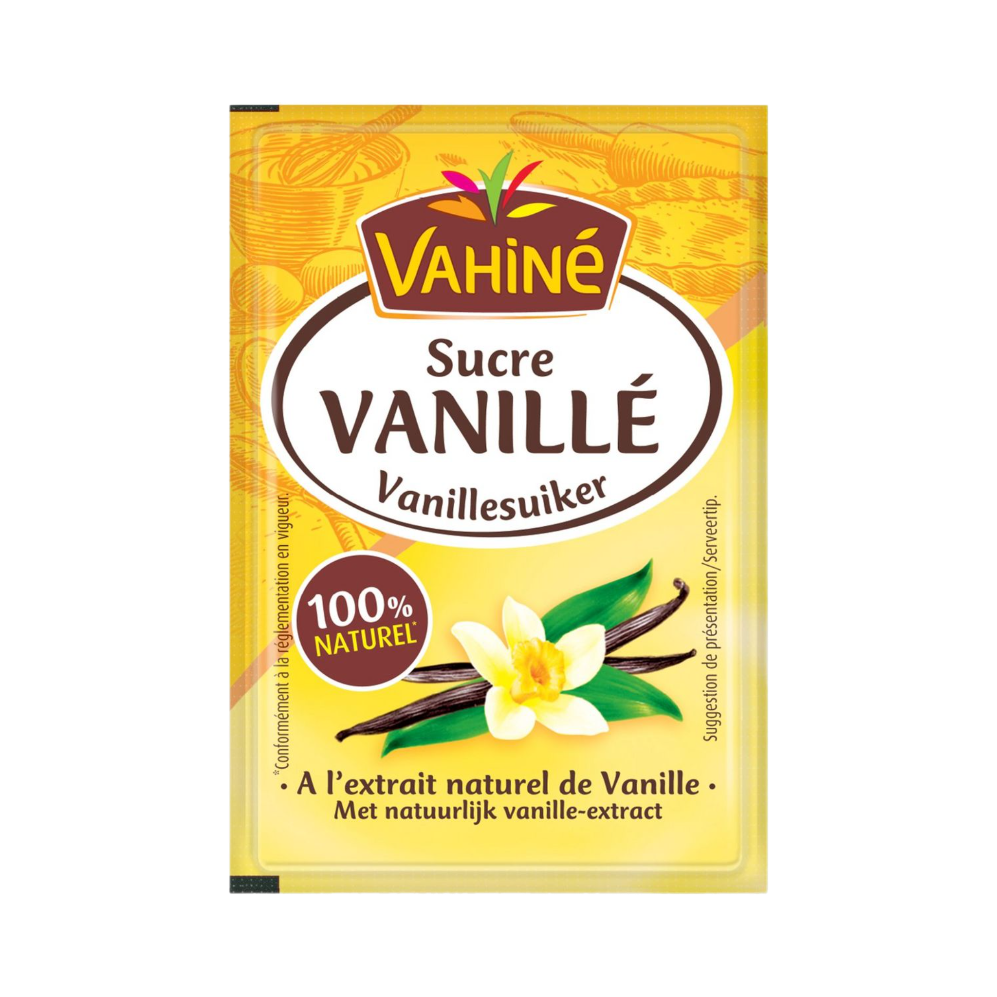 Vahiné - sucre vanillé 10x7,5g