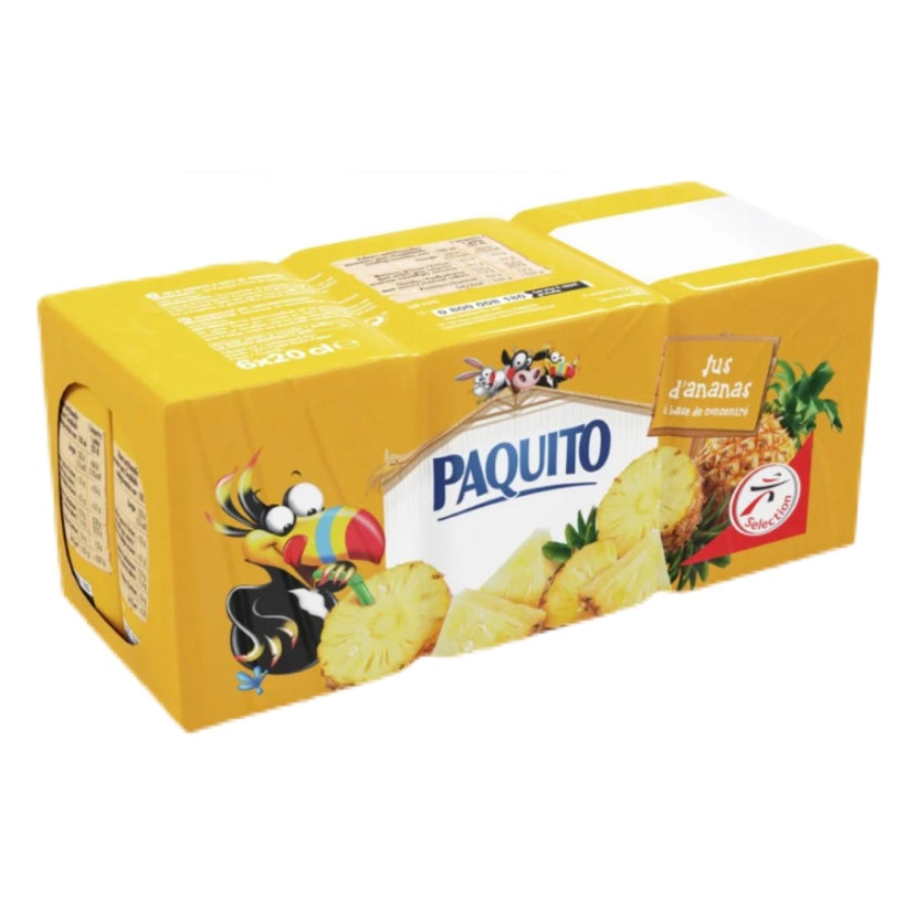 Paquito - briques jus d'ananas x6