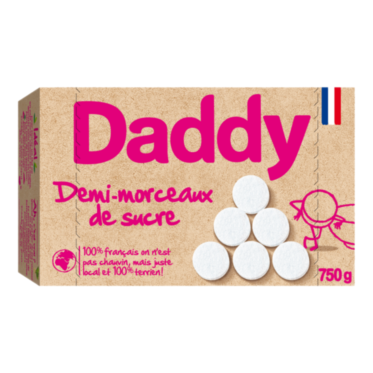 Daddy - Demi morceaux de sucre 750g
