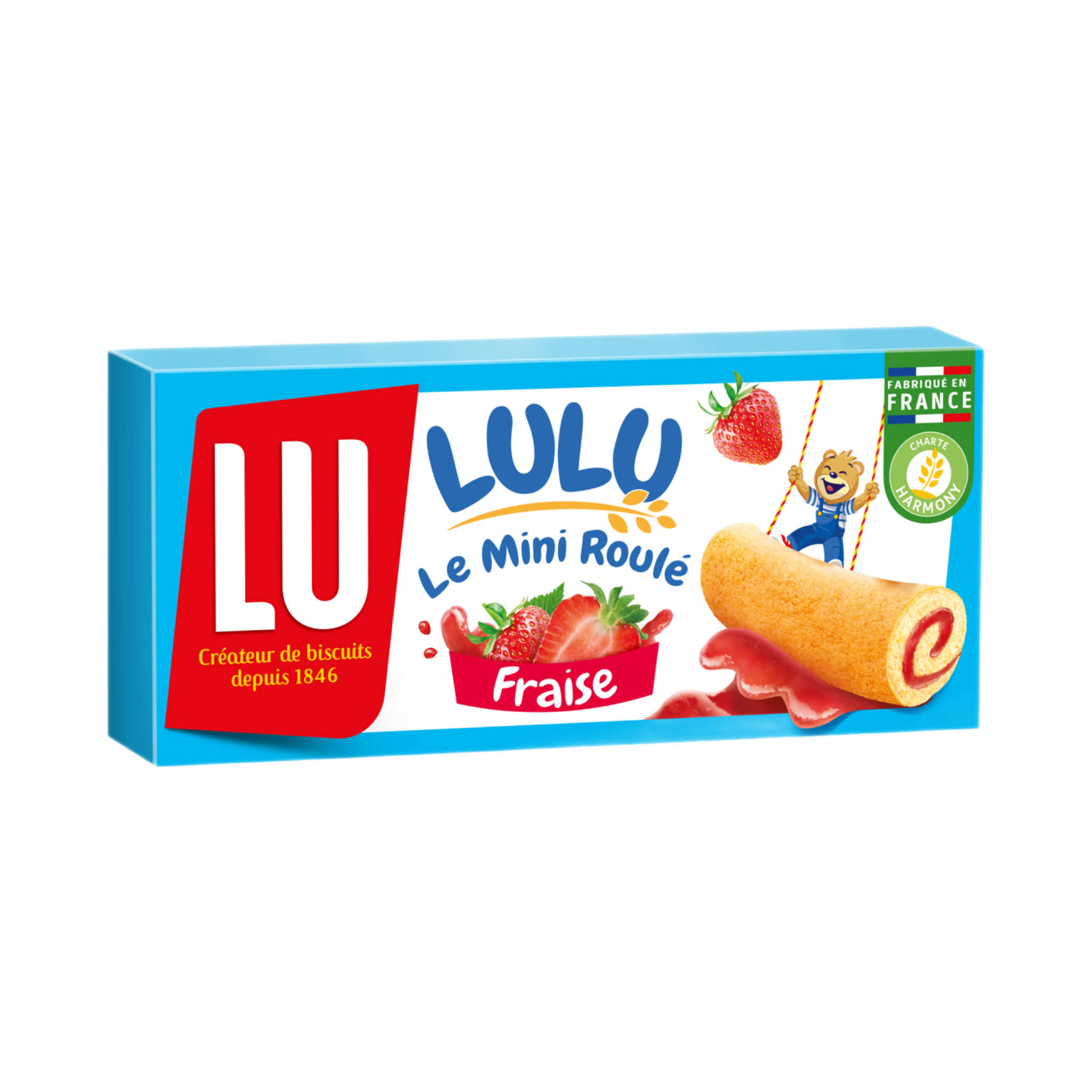 Lu - le Mini roulé fraise