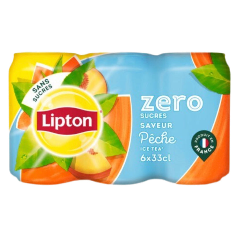Lipton - peche zero x6