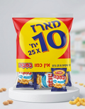Bamba Osem – Pack de 10 sachets x 25 g (250 g) – Snack soufflé au beurre de cacahuète