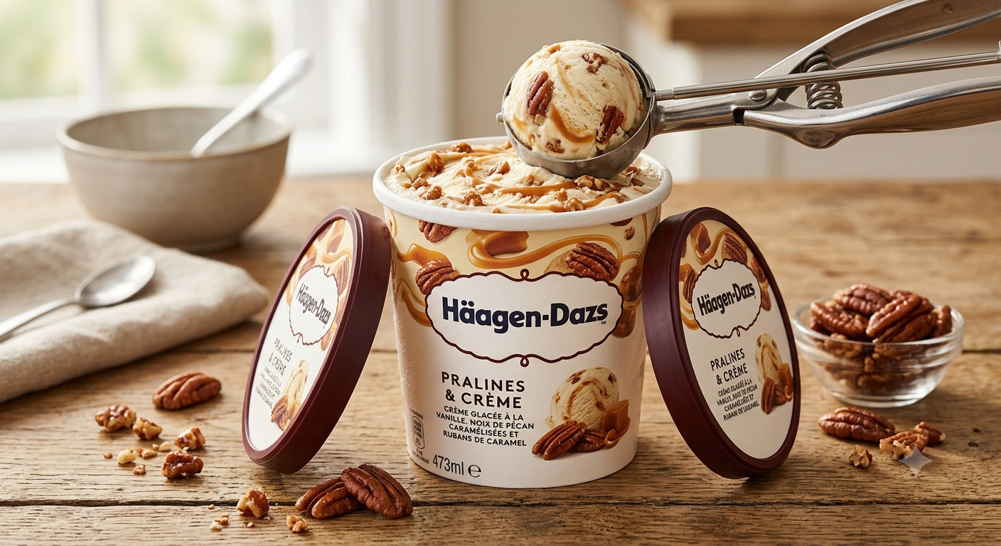 Häagen-Dazs – Bac Pralines & Cream 473ml