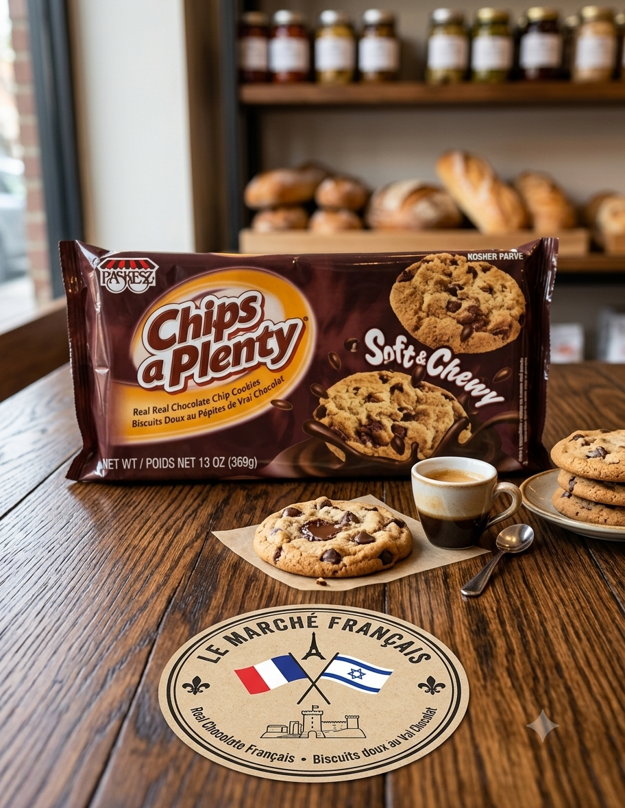 Cookies Paskesz Chips a Plenty Soft & Chewy – Moelleux aux Pépites de Chocolat