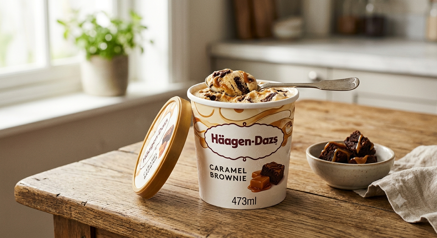 Häagen-Dazs – Bac Caramel Brownie 473ml