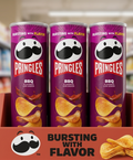 Chips Pringles BBQ (Saveur Barbecue) – Tube de 150g
