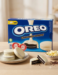 Oreo Enrobed White – Biscuits Oreo nappés d'un délicieux enrobage au chocolat blanc