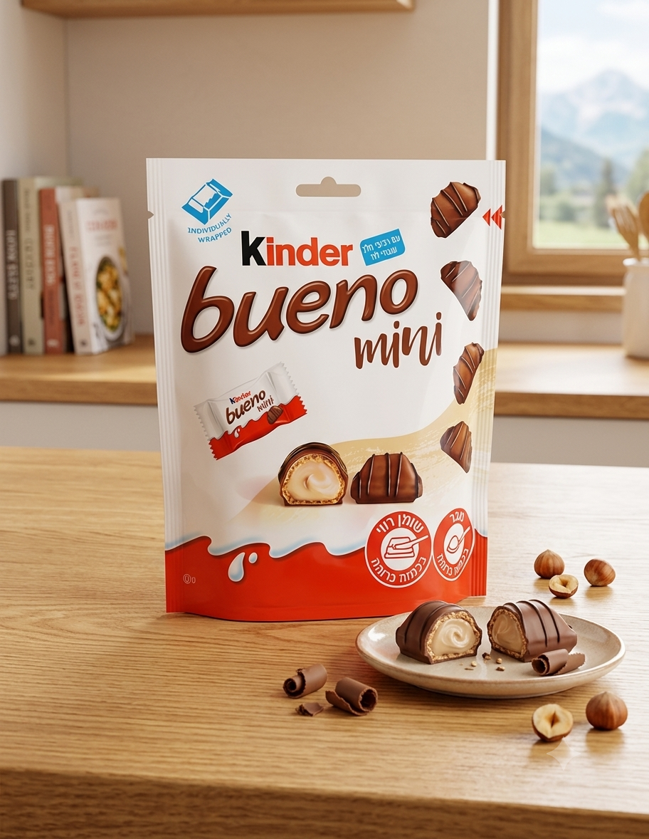 Kinder Bueno Mini – La gourmandise iconique en format bouchée à partager