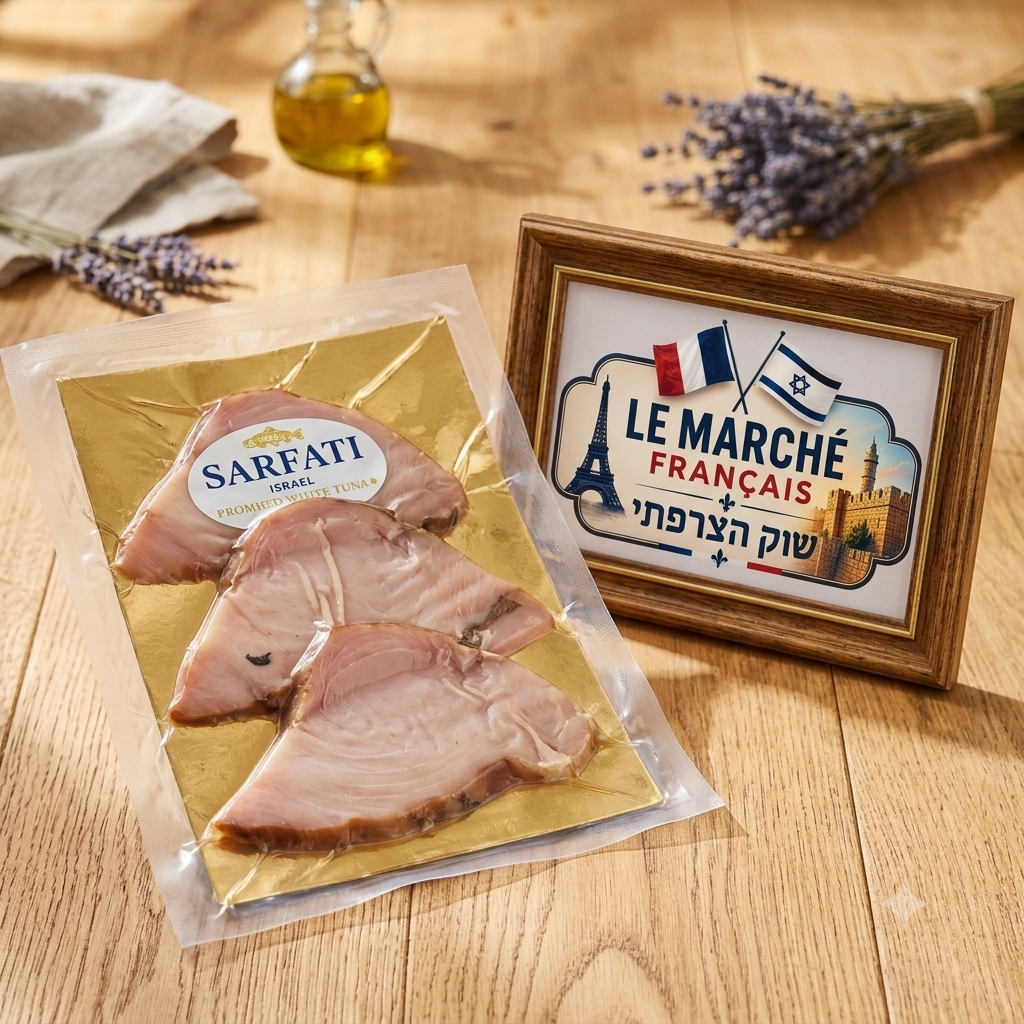 🐟 Thon Blanc Fumé à Froid Artisanal en Tranches — Sarfati