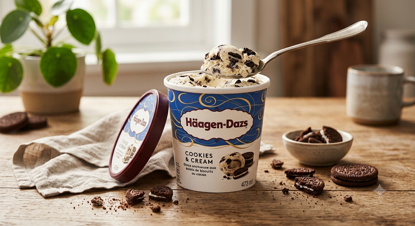 Häagen-Dazs – Bac Cookies & Cream 473ml