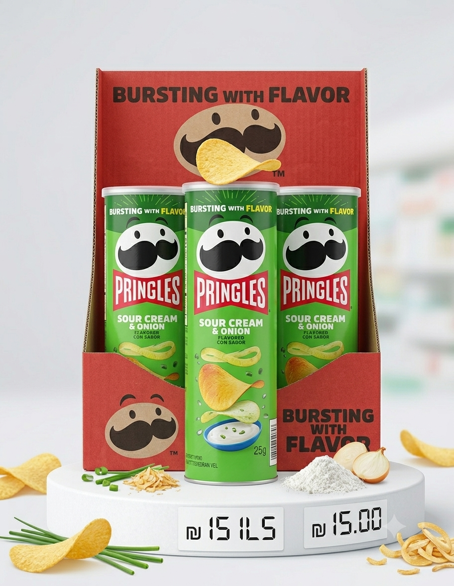 Pringles Saveur crème &Onion