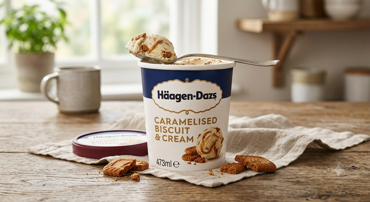Häagen-Dazs – Bac Caramelised Biscuit & Cream 473ml