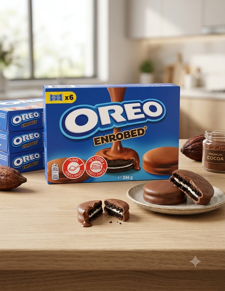 Oreo Enrobed – Le biscuit culte nappé d'un délicieux chocolat au lait