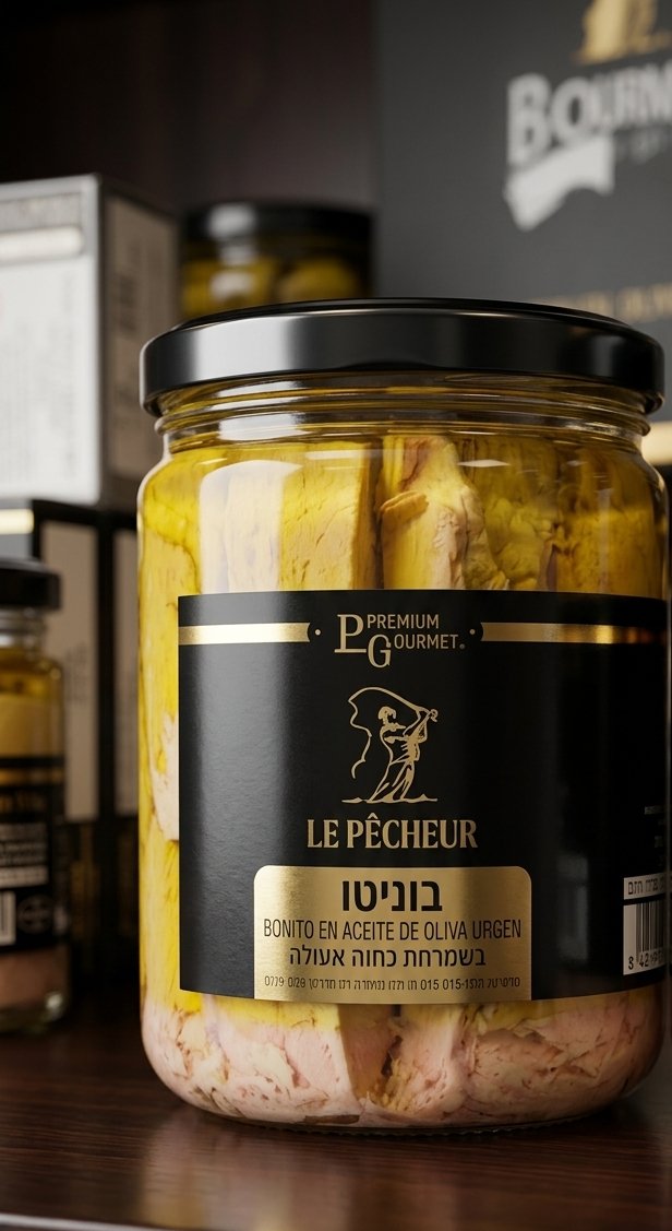 Ventrèche de Thon Bonite à l'Huile d'Olive 415g - Le Pêcheur