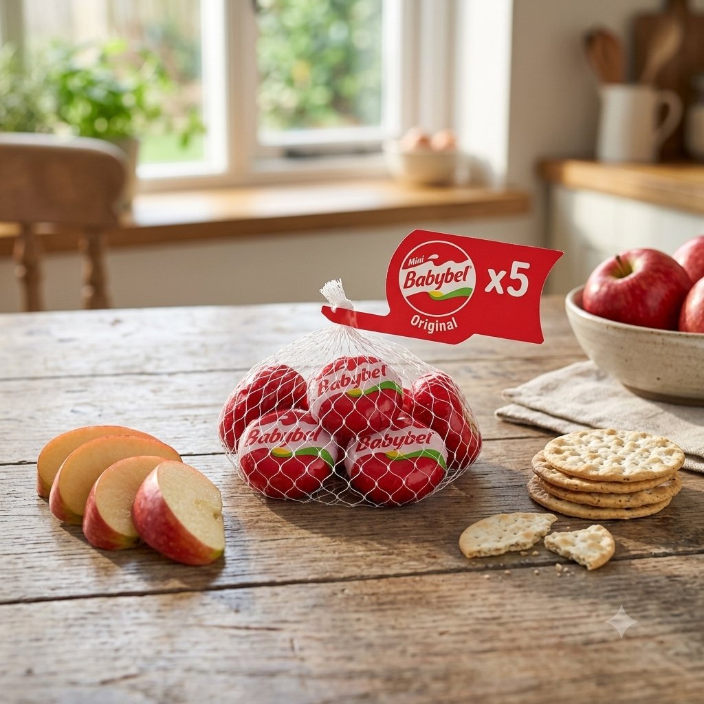 Mini Babybel Original (Filet de 5 pièces - 110g) – Le Snack Fromager Incontournable