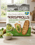 Krisprolls Complets sans sucres ajoutés - L'authentique croquant suédois pour des petits-déjeuners sains