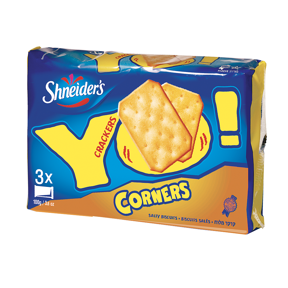 Shneider’s - Crackers Yo Corners 3x100g