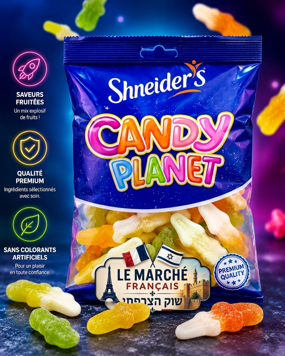 Bonbons fruités et colorés : Découvrez Candy Planet par Shneider’s
