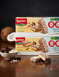 Loacker Patisserie Coconut – Gaufrettes fourrées à la crème de coco et chocolat au lait