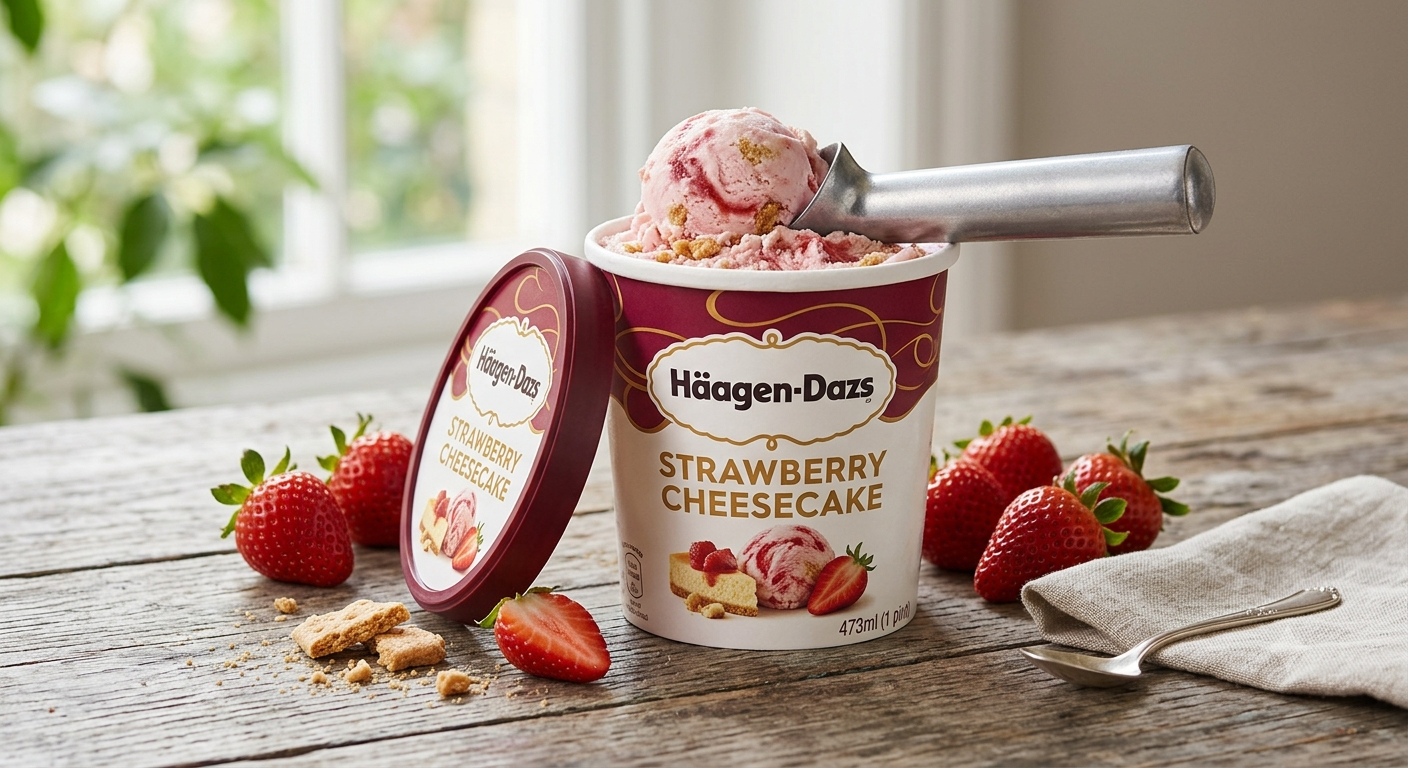Häagen-Dazs – Bac Strawberry Cheesecake 473ml