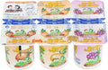 Makabi Fromages Frais aux Fruits Makabi - Pack 6 Pots (Fraise, Abricot, Framboise)