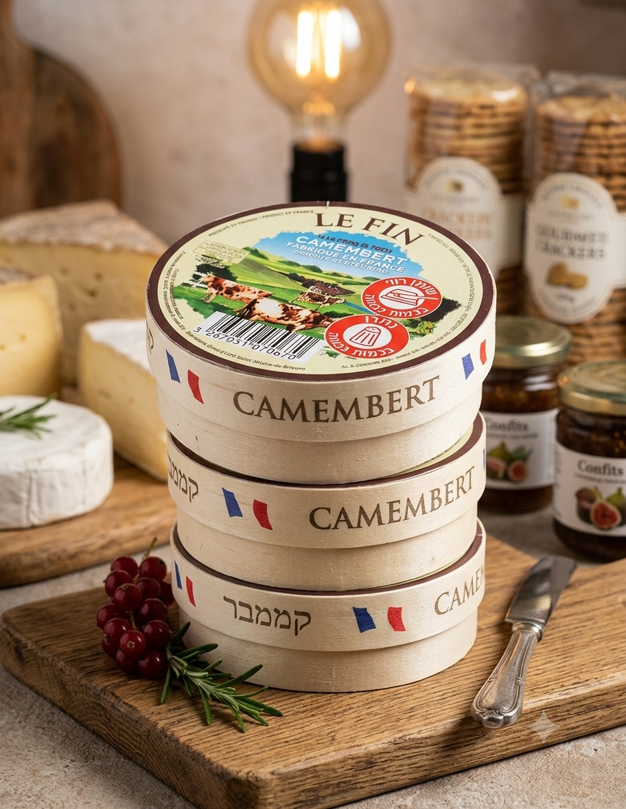 Camembert "Le Fin" Fabriqué en France – Fromage Onctueux & Affiné