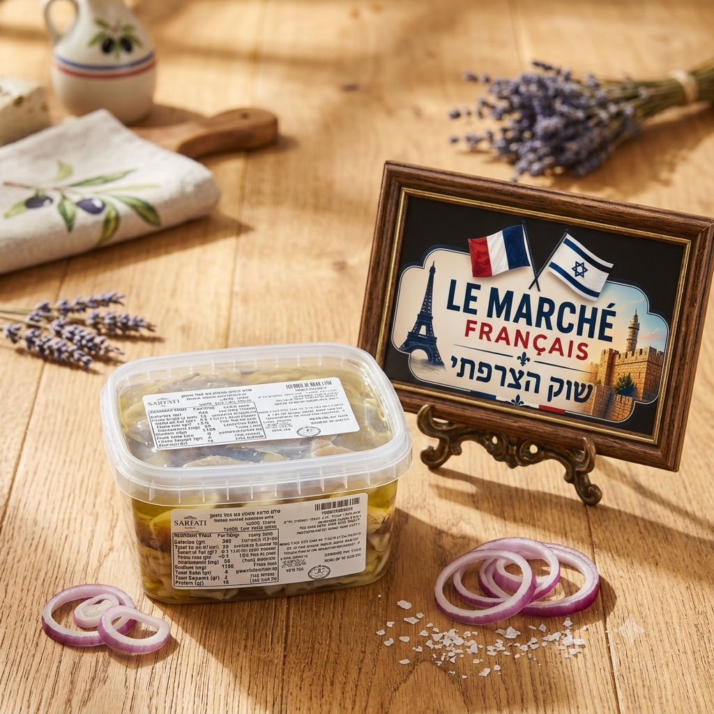 🐟 Salade d'Hareng Fumé aux Oignons & à l'Huile (270g) — Sarfati