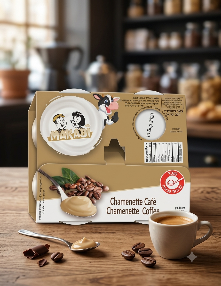 Crème Dessert Makabi Chamenette Café – Onctueuse & Gourmande