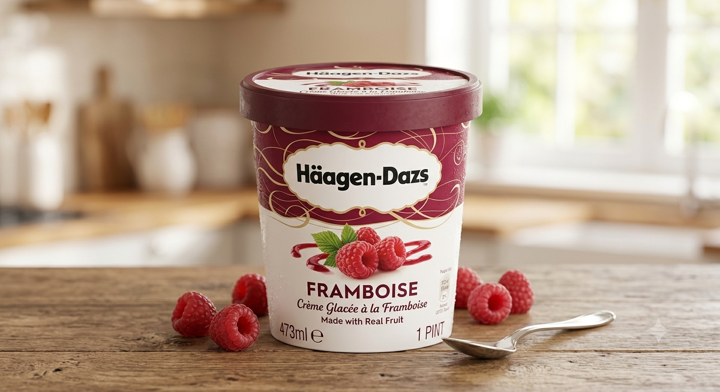 Häagen-Dazs – Bac Framboise 473ml